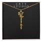 Graduation Cap Name Necklace