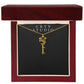 Graduation Cap Name Necklace