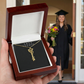 Graduation Cap Name Necklace