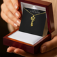 Graduation Cap Name Necklace