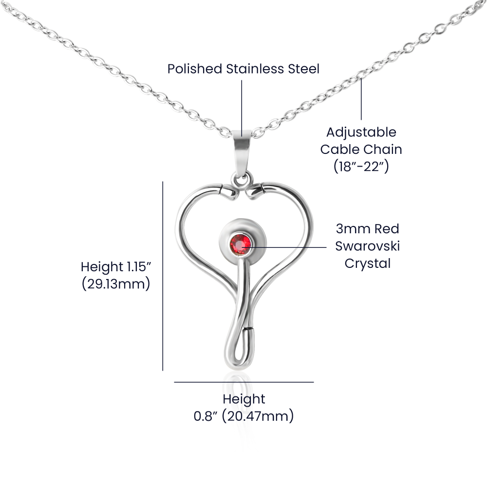 HeartScope Necklace (Stethoscope Necklace)