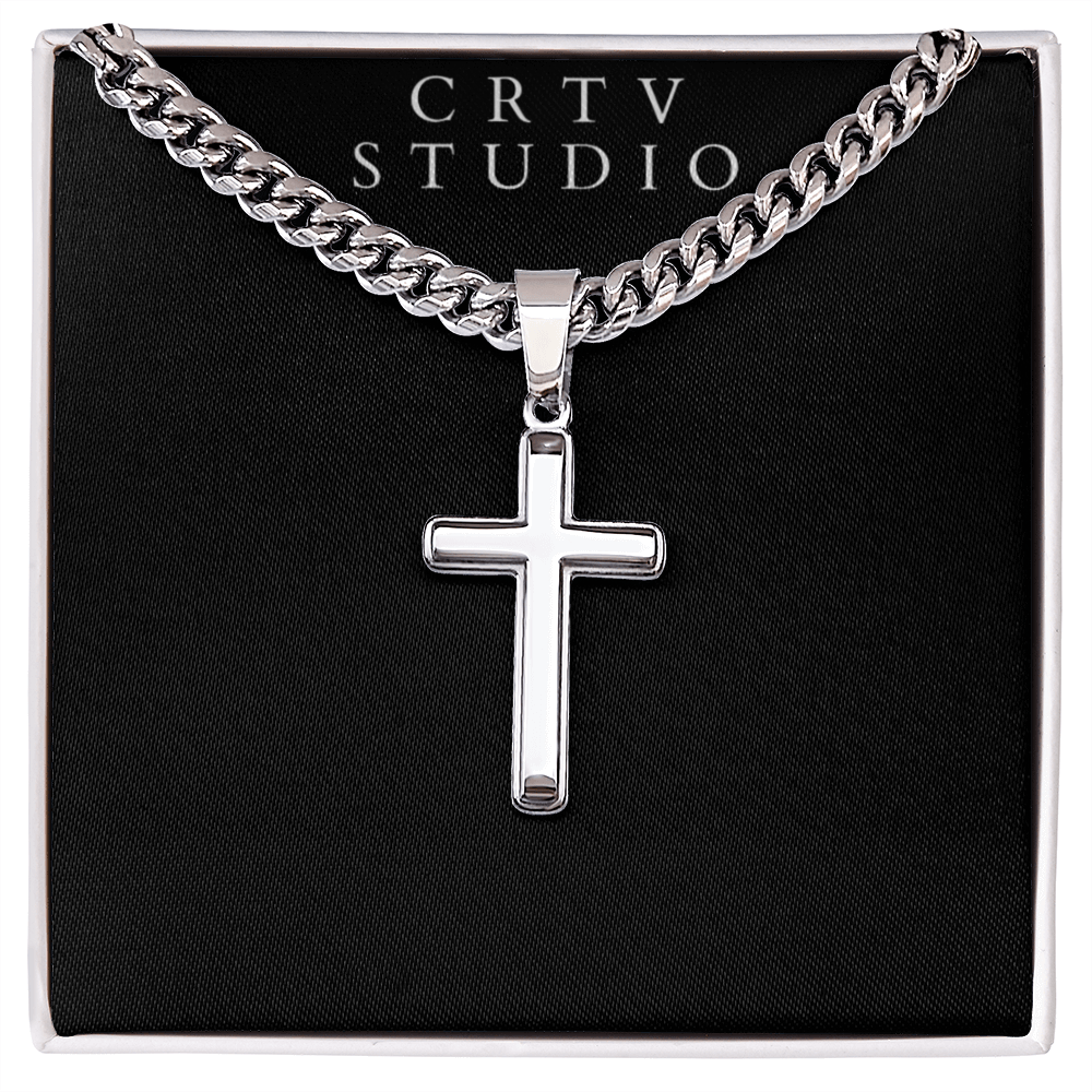 Artisan Cross - Cuban Link Chain
