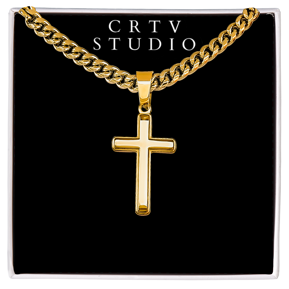 Artisan Cross - Cuban Link Chain