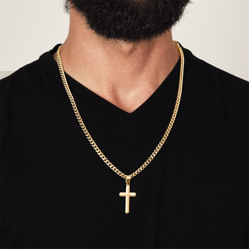 Artisan Cross - Cuban Link Chain
