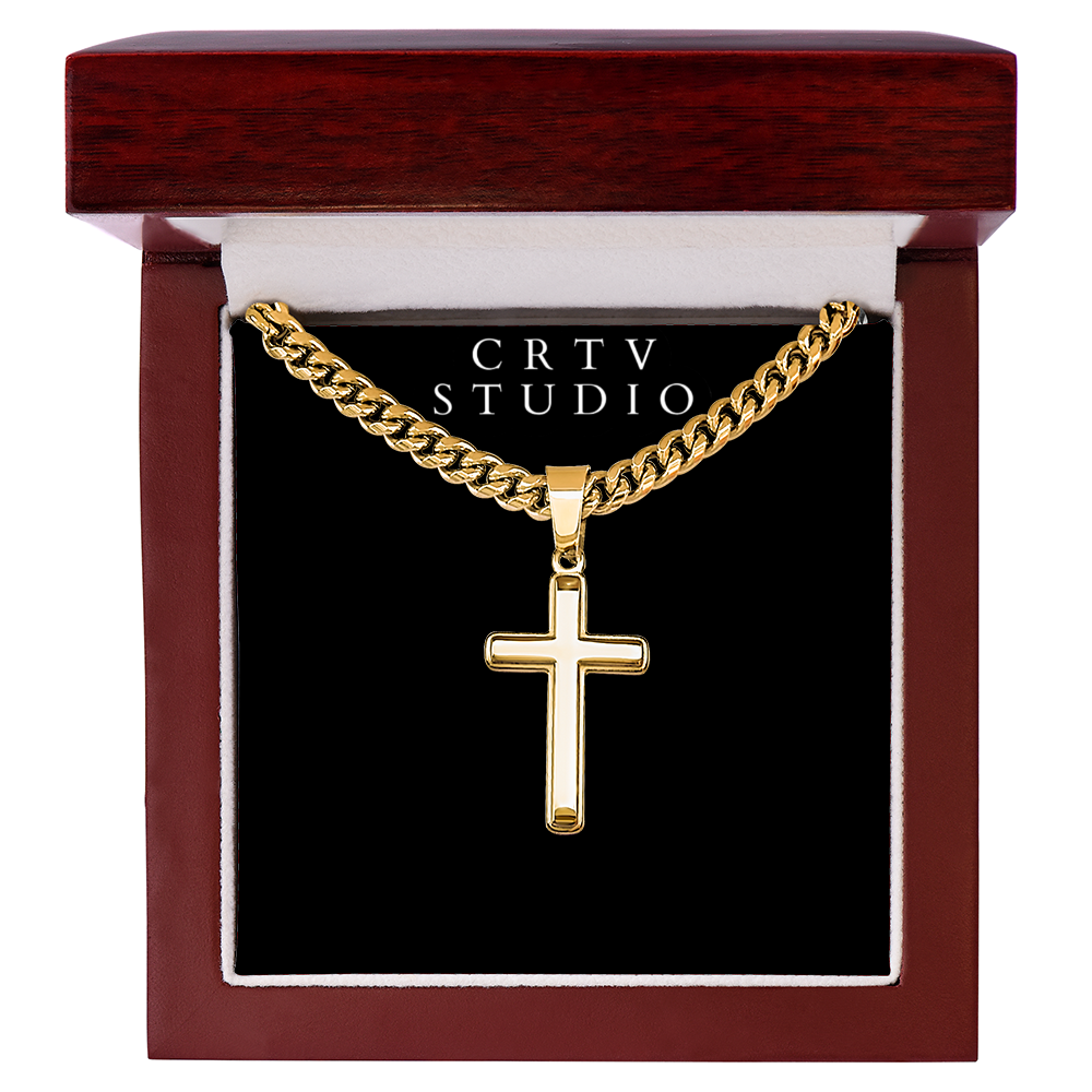 Artisan Cross - Cuban Link Chain