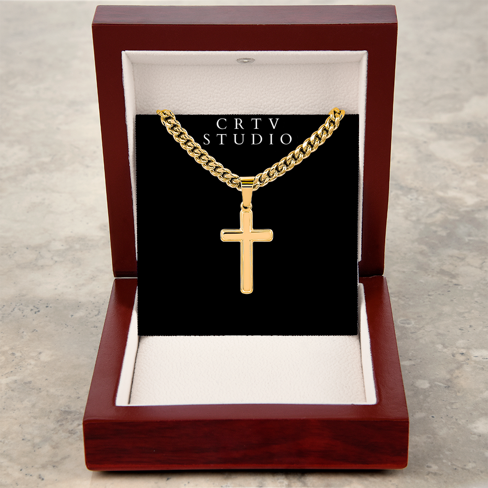 Artisan Cross - Cuban Link Chain