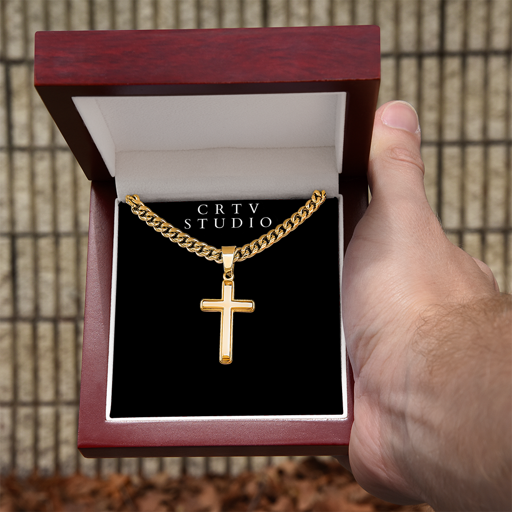 Artisan Cross - Cuban Link Chain