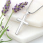 Artisan Cross Necklace - Snake Chain