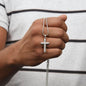 Artisan Cross Necklace - Snake Chain