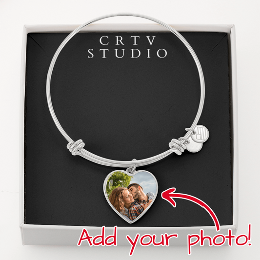 Buyer Upload Luxury Heart Bangle